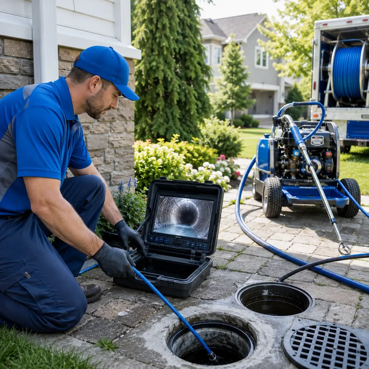 Outdoor drain cleaning professionals serving Neopit, WI