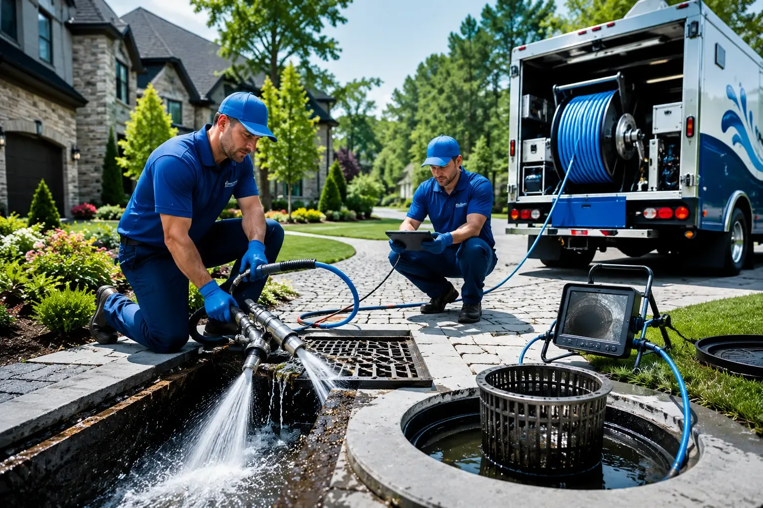 Local outdoor drain cleaning professionals in Neopit, WI